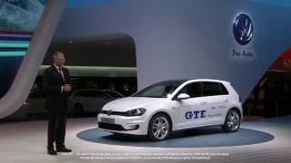 Volkswagen Golf GTE making headlines at Geneva Motor Show 2014