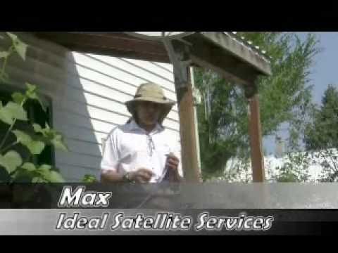 How to run coax for a satellite installation.wmv