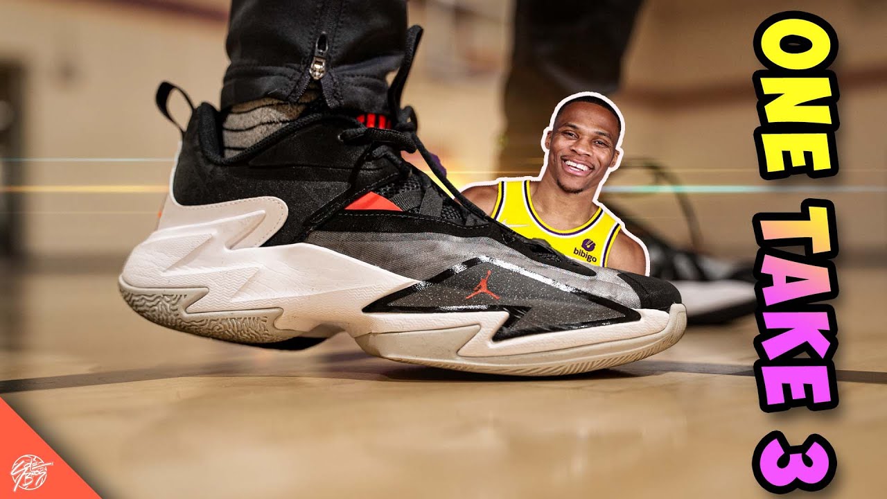 Jordan One Take 3 Performance Review! Russell Westbrook Shoe! - YouTube