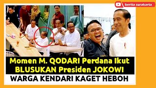 Momen M QODARI Perdana Ikut PRESIDEN JOKOWI Blusukan ! Diajak Nge-Mall di KENDARI Sapa Ratusan Warga