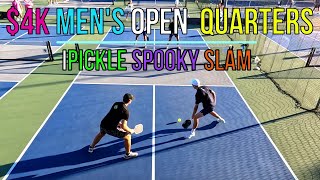 $4K Men’s Open Quarterfinals | Pailet(∞) & Baca(5.8) vs Vayo(4.9) & Hoy(4.9) | iPickle Spooky Slam 👻