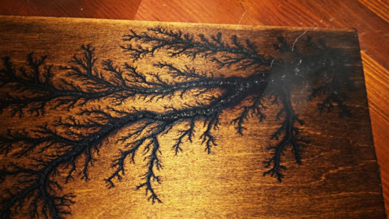 Fractal wood burning montage YouTube