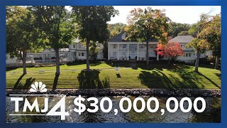 Inside A 30,000,000 Lake Mansion For Sale In... Wisconsin?