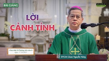 Lời cảnh tỉnh - ĐTGM Giuse Nguyễn Năng