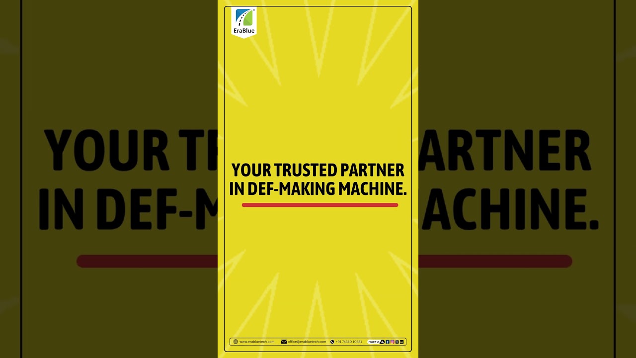 Take Your DEF Production to the Next Level! | DEF Making Machine