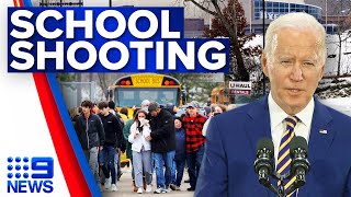 Three killed, eight injured in US school shooting | 9 News Australia