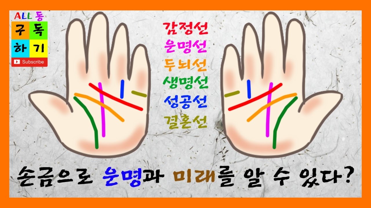 손금으로 운명과 미래를 알 수 있다? '손금 보는 법'