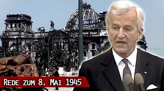 Richard von Weizsäcker - Rede zum 8. Mai 1985 (illustriert mit historischen Archivaufnahmen)