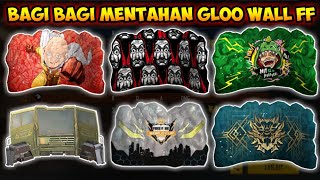 BAGI BAGI MENTAHAN GLOOWALL FF | BUAT EDIT FOTO DAN VIDEO || Free Fire Indonesia