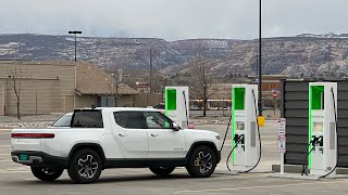 First Long Trip In The Rivian R1T! Over The Rockies On One Charge - Part 1/3