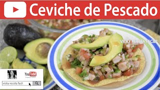 CEVICHE DE PESCADO | Vicky Receta Fácil