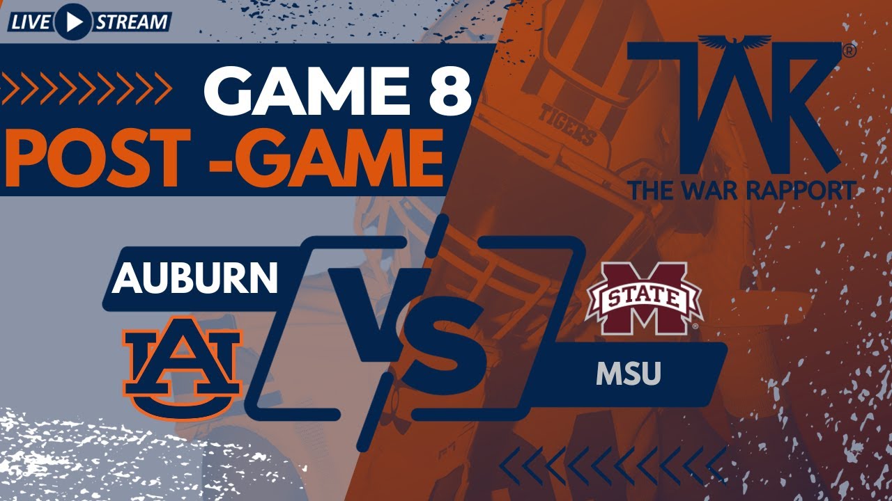 Auburn vs Mississippi State Postgame Reaction Show YouTube