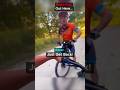 Furious Cyclist Crashes Out On Biker