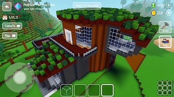 Block Craft 3D: Crafting Game #3204 | Modern Tree 🌳 House 🏠