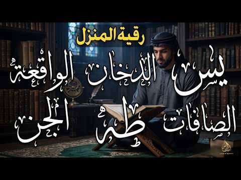 رقية المنزل وجلب البركة ( سورة يس+ الصافات + الدخان + طه + الواقعة + الجن )بصوت الشيخ / أحمد العجمى