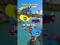 relación de tu país con Rusia ☠️😱😡 #paisesdelmundo #geografia #countryballs #humor