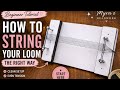 Beginner Bead Loom Tutorial | How I Prepare My Loom Before Beading