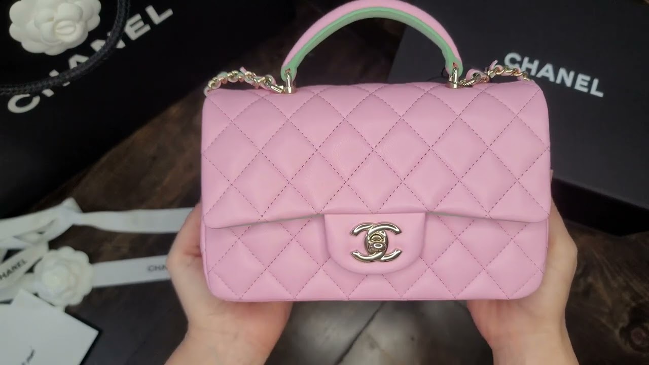 Chanel Chanel 19 Small Flap Bag in Purple Lambskin | Dearluxe