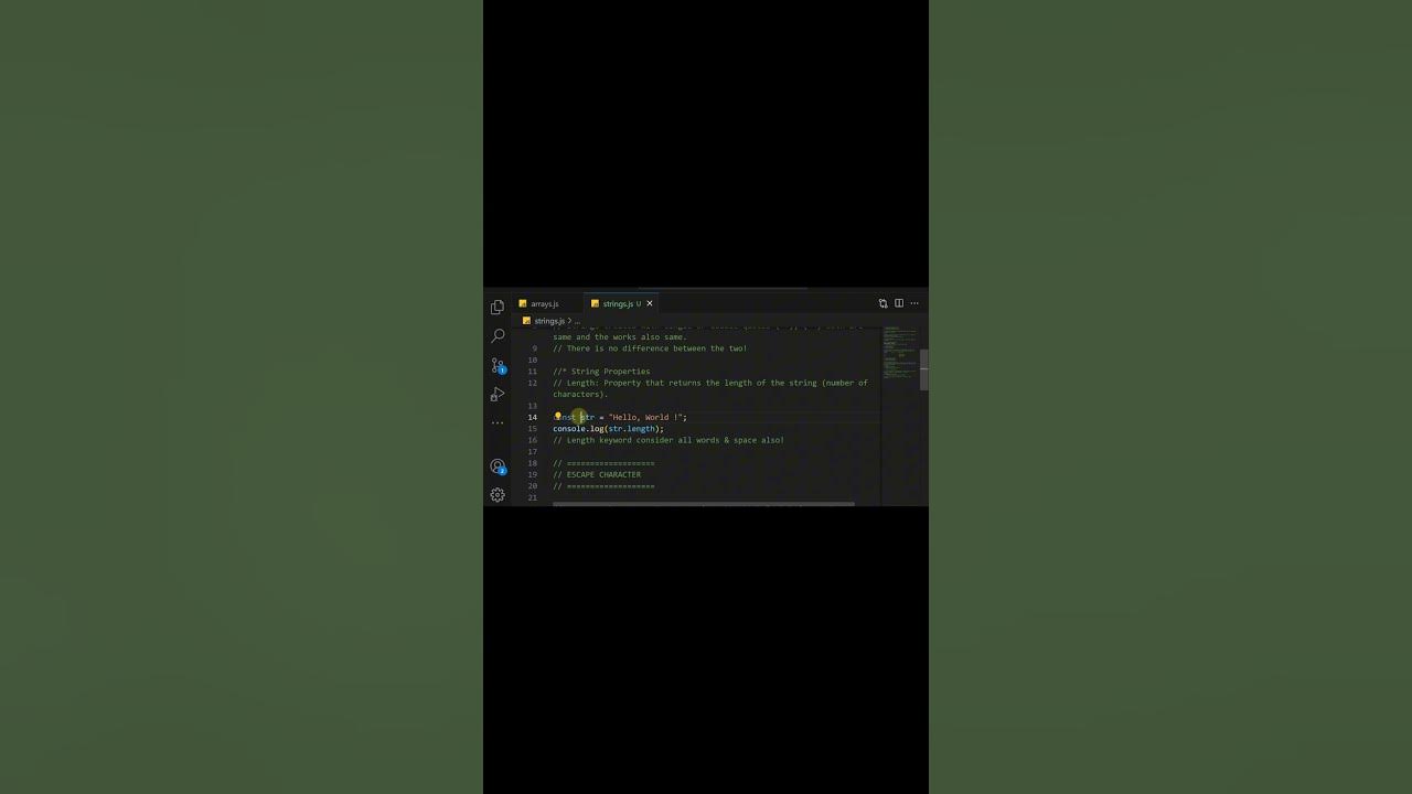 How to Use .length in JavaScript Strings! 💡 #Shorts - YouTube