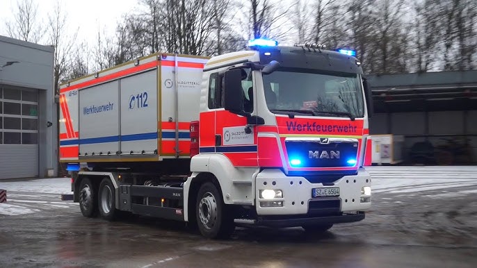 Presslufthorn] HLF 20 Freiwillige Feuerwehr Hohegeiß auf Einsatzfahrt 