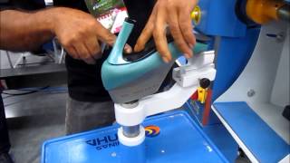 Compressão de máquina sapatos de
