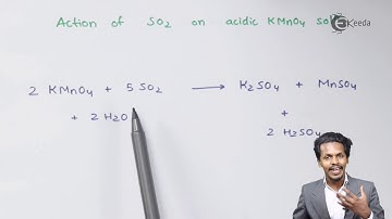 Chemical Reaction of So2 - P-Block Elements - Chemistry Class 12