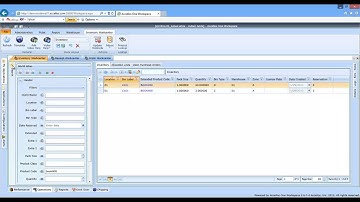AccellosOne WMS Overview of the interface