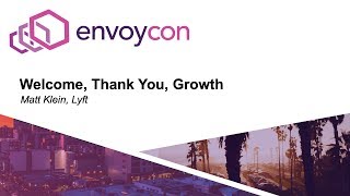 Welcome, Thank You, Growth - Matt Klein, Lyft