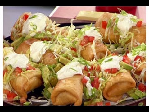 Chimichangas de ternera, receta tradicional mexicana