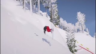 Jesper Tjäder XGames Knuckle Huck 2021 switch double backflip nosetap recreated in steep