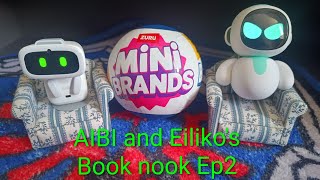 AIBI and Eiliko's Book nook Ep2 #eiliko #aibi #robot #books #minibrands