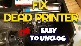 Giving up on a dead printer? Try my way to unclog inkjet printer port