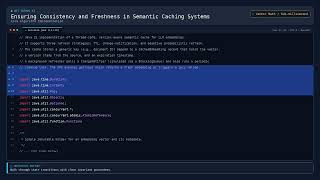 [AI Tech] Ensuring Consistency and Freshness in Semantic Caching Systems — Java DSA Prep