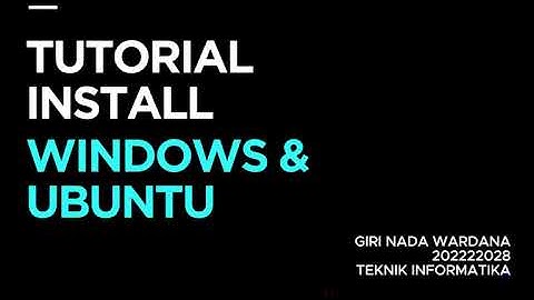 Panduan Lengkap Menginstal Dual Boot Windows dan Ubuntu di VMware