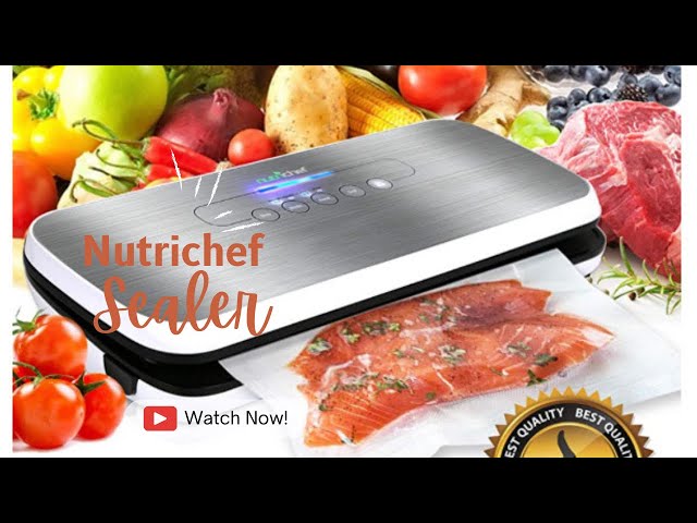 Nutrichef Vacuum Sealer - How to Use 