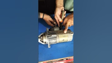 Checking Starter Motor after repair #startermotor #shorts