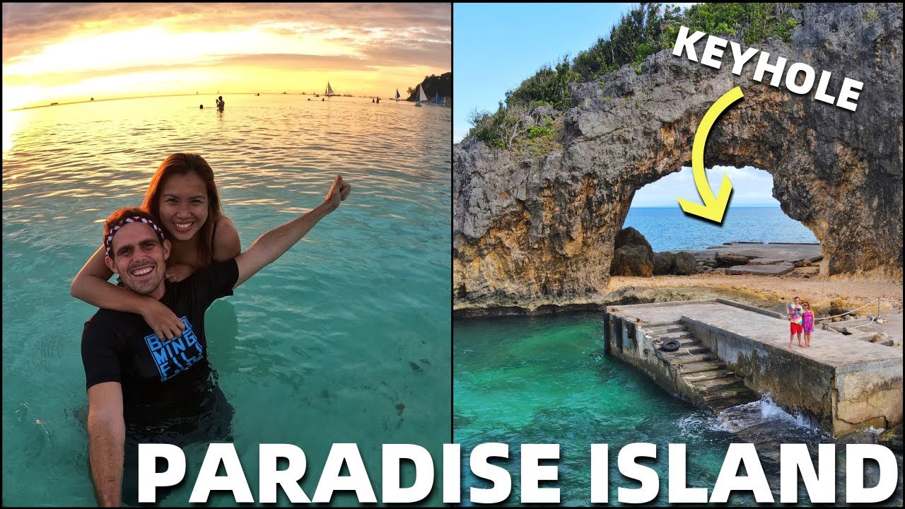 HIDDEN BORACAY PARADISE - Mysterious Rock Formation And WORLD FAMOUS Philippines Sunset