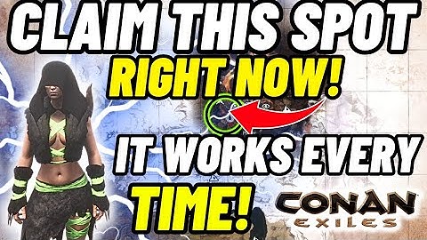 Claim this location right now! Endgame thralls and recources Super Easy! - Conan exiles