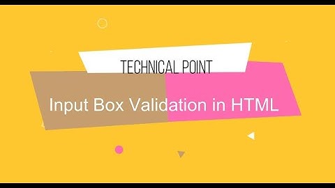 Pattern attribute to validate input field in html (hindi)