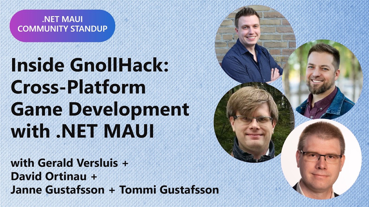 .NET MAUI Community Standup: Inside GnollHack: Cross-Platform Game Development with .NET MAUI