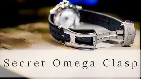 Omega Seamaster OEM Deployant Clasp on Rubber Strap 2020 Release 4K