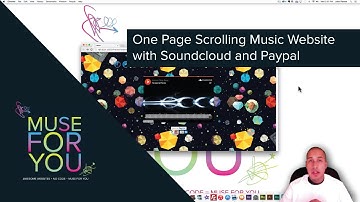 Adobe Muse CC 2014.3 | One Page Scrolling Music Website | SoundCloud and PayPal | Muse For You