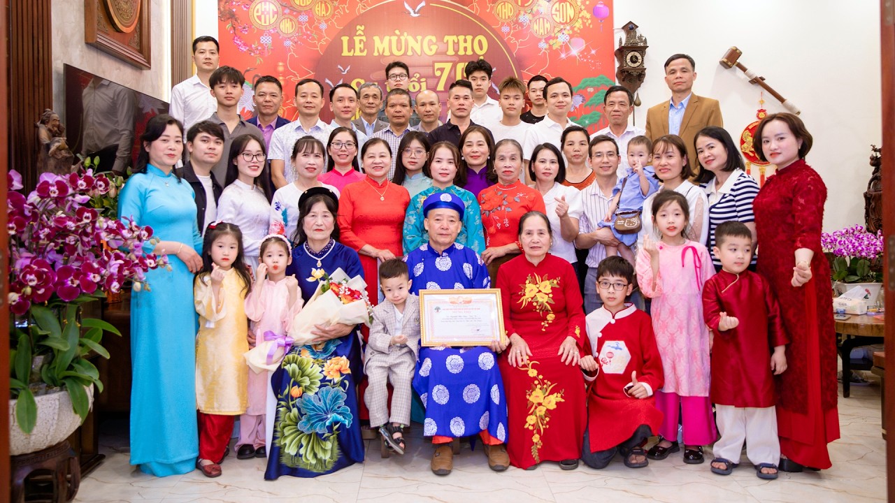 Lễ mừng thọ cụ Ngguyễn Đức Diệp tuổi 70