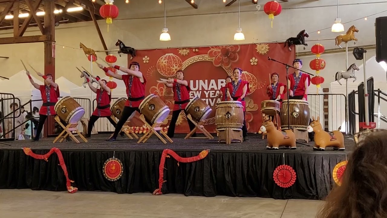 Hanabi Taiko - Yamabiko.  Port of LA Lunar New Year Festival 2026