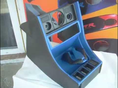 Как снять консоль ваз 2107 Консоль ВАЗ 2107 синяя - YouTube