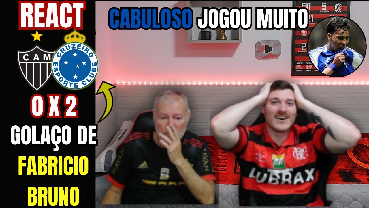 REACT ATLÉTICO MG 0 X 2 CRUZEIRO CABULOSO JOGOU MUITO - COPA DO BRASIL 2025