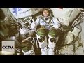 Los astronautas entran en el laboratorio del Tiangong-2