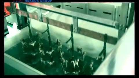 Automatic gantry type rack plating line