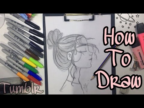 How to draw tumblr girl? / nasıl çizilir