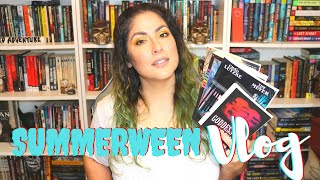 New Halloween Decor & Lots of Spooky Books: Summerween Reading Vlog